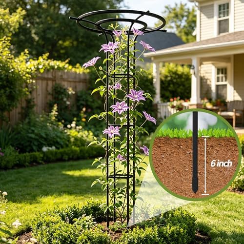 Trellis for Climbing Plants Outdoor - 69" Plant Support, (2PCS) - Image 6