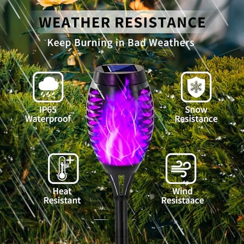 Swingers Solar Lights Outdoor, Halloween Solar Torch Lights - Image 4