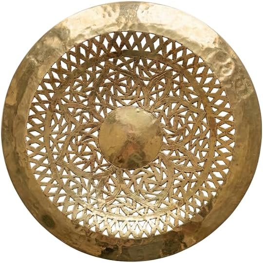 Moroccan Brass Wall Lamp Sconce Home Decor, Handmade Lighting Copper Metal Lights Turkish Lamp, Ramadan Candle Lantern, Candle Holder, Indoor Outdoor, Patio, Porch, Shelf, Garden (Disc) by Handmade