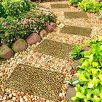 6Pack 23x15 Inch Large Rubber Stepping Stones for Outdoor Walkway - Image 5
