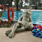 Design Toscano FU84648 The Most Interesting Toad in The World Frog Garden Outdoor Statue, One Size, Gray - Image 5
