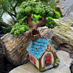 Mood Lab Fairy Garden Figurines - Tree House (8.5" H) - Miniature Decorative House - Outdoor & Indoor Garden Decor - Image 5