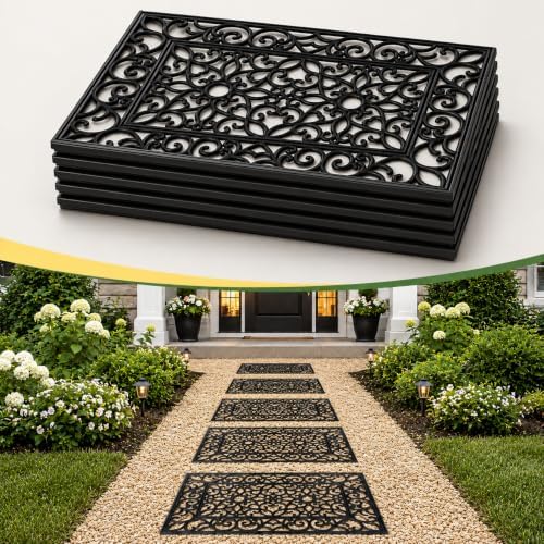 6 Packs Large Rubber Stepping Stones(23" x 15") by Unknown