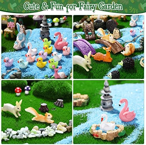 Unittype 120 Pcs Fairy Garden Accessories, Fairies Miniature Ornaments - Image 3