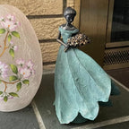 Guichifun Fairy Statue Leaf Angel Girls 7.5 x 4.5 x 11.5 Inch - Image 6