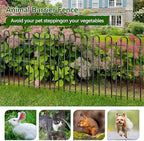 25 Panels Decorative Garden Fence, 50ft X 32in Rustproof Metal Animal Barrier Fence, No Dig Fence Garden Fence, Arched Flower Bed Edging Ornamental Wire Border Fencing for Outdoor Yard, Patio Decor - Image 5