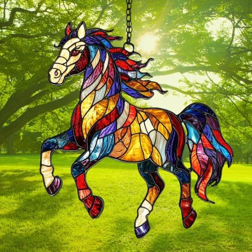Radiant Horse Acrylic Suncatcher - Image 3