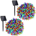 Toodour Solar Christmas Lights Outdoor, 2 Packs Solar String Lights by Toodour