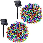 Toodour Solar Christmas Lights Outdoor, 2 Packs Solar String Lights by Toodour