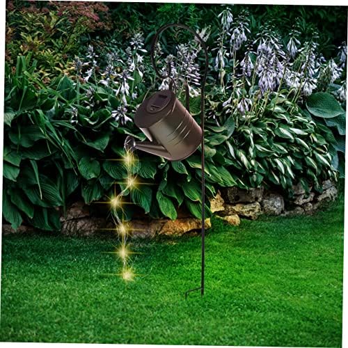 Solar Watering Can Garden Light Xmas Iron Decorative Lawn Lamp - Image 6
