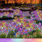 Solar Garden Lights Outdoor, Waterproof Solar Butterfly Lights 4 Pack Willow Vine Light with 80 LED 33 Butterfly Colorful Lighting for Garden Yard Lawn Outdoor Decor, Gift for Mom Women Mother's Day - Image 5