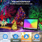 T-SUN RGB Led Flood Light 100W,1000W Equivalent 10000LM Outdoor Flood Light - Image 3