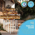 TRIPLE BAMBOO CHIME| Windchimes | Garden Chimes | Bamboo Windchimes | Indoor and Outdoor | Feng Shui | Meditation | Garden Sounds - Image 5