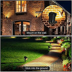LED Landscape Spotlights Low Voltage 5W 12V 24V Garden Pathway Lights Waterproof IP66 Warm White Walls Trees Flags Outdoor Landscape Lights with Stakes - Image 6