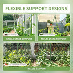 PROWORX Garden Plant Stakes, 16 Inch 70 Pack DIY 4ft 5ft 6ft Tomato Stakes - Image 2
