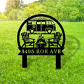 Personalized Camper Signs, Custom Camper Yard Sign, Hanging Camping Sign, Camper Metal Decor, RV Decor, Custom Campground Sign, Campground Present, Dad's Present by MBKJCUSTOM