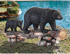 Mother Black Bear and Cub Grand Scale Animal Sculpture - Image 2