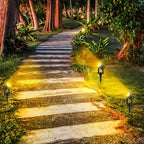 AVEKI Solar Spot Lights Outdoor, 4 in1 Solar Landscape Uplights, IP65 Waterproof Landscape Uplights for Garden Yard Driveway Porch (Warm White) - Image 3