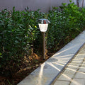 Solar LED Outdoor Lights 8-Pack Stainless Steel Pathway Landscape Lights for Outdoor Path Patio Yard Deck Driveway and Garden, (Silver) by voona