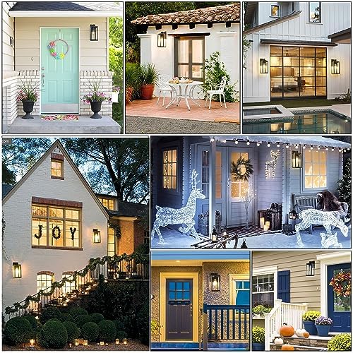 MAXvolador Outdoor Wall Light Fixture, Exterior Waterproof Wall Lantern - Image 7