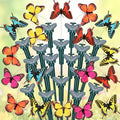 Rossesay 18 Pcs Butterfly Solar Flying Moving Fluttering, Garden Stakes by Rossesay