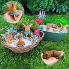 Mood Lab Fairy Garden Figurines - Camping Set (9 pcs) - Miniature Decorative Statues & Accessories - Outdoor & Indoor Garden Decor - Image 4