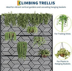 GarveeLife Metal Planter Box with Trellis 71"x47"x16", with Drainage Holes - Image 3