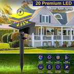 nipify Solar Spot Lights Outdoor Color Changing, Halloween RGB Spotlights - Image 5