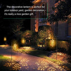 URPOWER Solar Lights Outdoor Metal Solar Lantern Outdoor Hanging Retro Decorative Lanterns with Durable Handle Solar Powered Waterproof LED Table Lanterns Lighting for Yard Tree Fence Patio , 2 Pack - Image 6