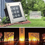 3-36W Landscape Lights - Outdoor Buried Light, 12/24V Square Recessed Spotlight, IP67 Waterproof Walk-in LED Lighting,Outdoor Landscape Garden Ground(Blue,9W(24V)) - Image 7