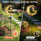 Lewondr 2Pcs Ramadan Solar Lights, Ramadan Decorations Outdoor - Image 2