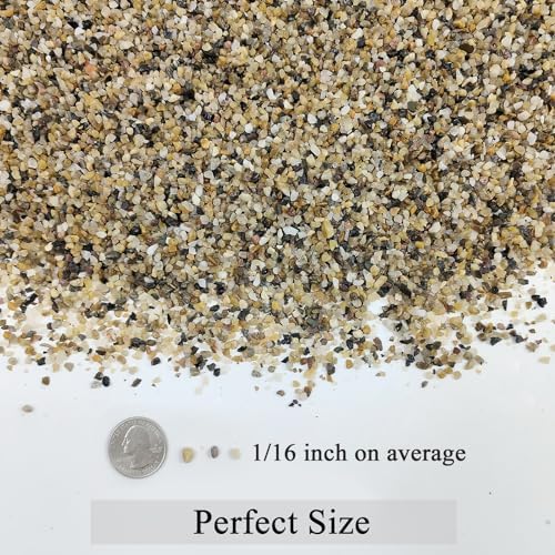 FANTIAN 10 lbs Aquarium Sand, 1/16 Inch Fish Tank Sand Gravel - Image 2