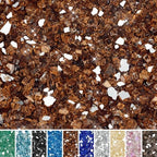 Skyflame 1/4-Inch High Luster Reflective Fire Glass for Fire Pit Fireplace by Skyflame