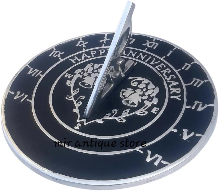 Elegant Sundial Clock for Garden & Yard – Timeless Outdoor Home Decor, Durable Alumiunm Timepiece, for Garden Lovers & Anniversaries, Weather-Resistant Yard Decor - Image 4
