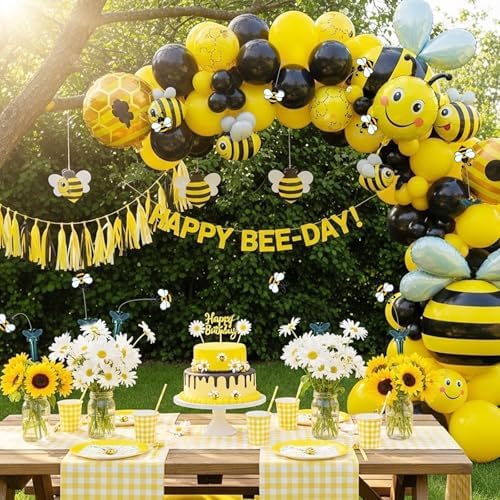 Retisee 6 Pcs Flying Bees for Centerpieces Solar Fluttering Garden Decor - Image 4