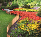Greenes Fence Cedar Wood Garden Picket Fence with Cedar Stake Installation System, 16" H x 8' L (6-Pack, 48' Total) - Image 2