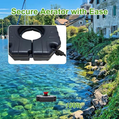 Pond Fountain Aerator,Pond Aerator,with Dynamic LED RGB Lighting Adjustable Modes, Digital Timer | 1 HP 15,000 GPH, 750W 110V, 100FT Cord - for Large Ponds, Lakes & Outdoor Water Features - Image 6