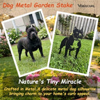 14" American Bully Statue Garden Stake - Image 3