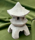 Oriental Lantern Piece Statue Concrete Massive Pagoda Sculpture Asian Zen Garden Style Decoration - Image 4
