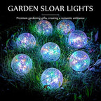 Honoson 4 Pcs Decorative Solar Globe Lights Outdoor Waterproof, 3.9 Inch - Image 2
