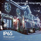 woohaha Solar Christmas Outdoor String Lights White - Image 5