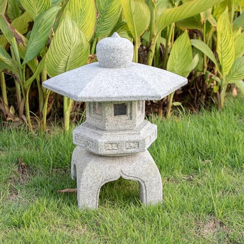 Natural Granite Japanese Garden Decorations - Pagoda Lanterns and Statues - Image 3