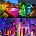 2 Pack 100W RGB Flood Light, RGB Color Changing Floodlight, Smart RGB Floodlight with Remote Control, for Club, Wedding, Poster, Stage Lighting, Birthday Party, KTV, Halloween, Christmas - Image 6