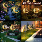 Lewondr 2Pcs Ramadan Solar Lights, Ramadan Decorations Outdoor - Image 7