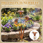 24 in Calla Lily Copper Flamed Garden Stake - Image 5