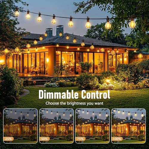 Brightown Outdoor String Lights, 35FT with 30 Bulbs, Waterproof Connectable - Image 3