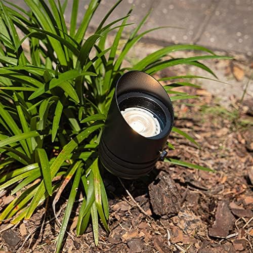 VOLT Fat Boy 12V Brass Outdoor Spotlight (Black) - Image 6