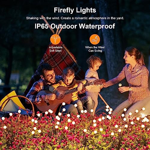 ASMAD Solar Lights Outdoor(6 Pack-48 LEDs),Solar Garden Lights,Fairy Lights - Image 3