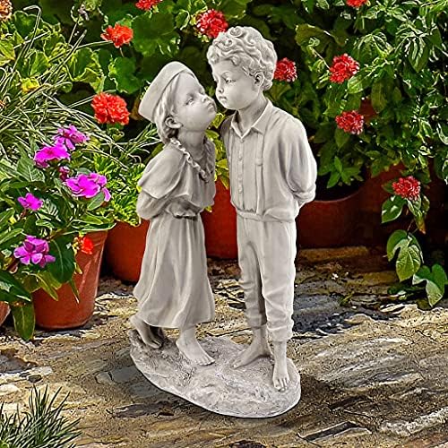Design Toscano Love Children Garden Statue, Antique Stone - Image 3