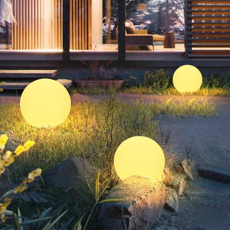 10 inch Solar Globe Light Outdoor Waterproof, Solar Ball for Garden - Image 6